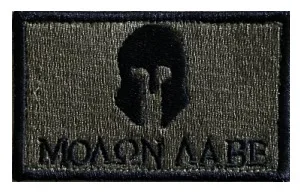 Molon Labe Embroidery Morale Badges Spartan Face American Flag Hook&loop Tactical Patches Sparta Helmet Emblem for Backpack Deco