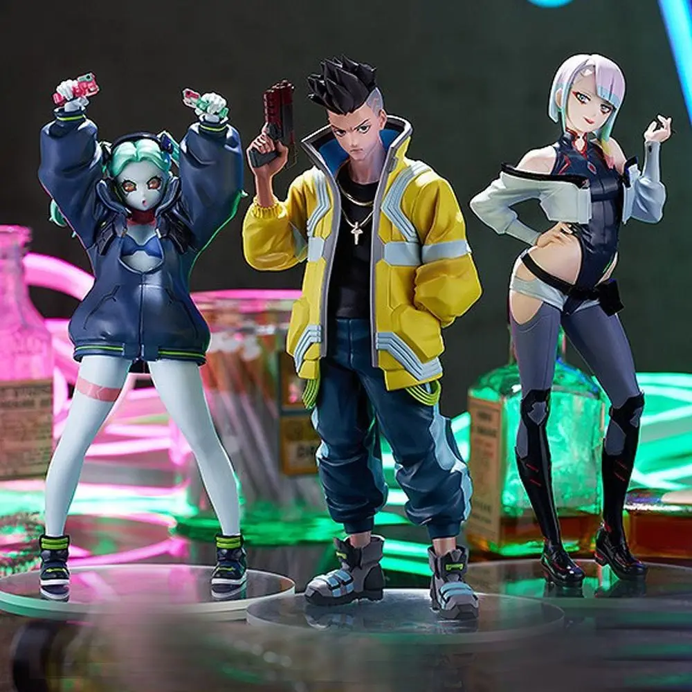 

Lucy David Martinez Rebecca Cyberpunk Edgerunners Anime Figure Desktop Car Dashboard Decoration PVC Model