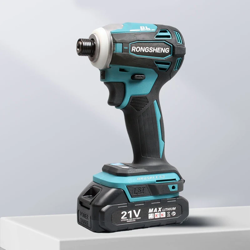 Imagem -02 - Brushless Cordless Electric Effects Driver Chave de Impacto Chave de Fenda Bateria Compatível com Makita Soquete 21v