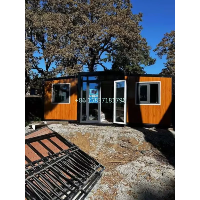 Custom Design Geluiddichte Tiny Home Vochtbestendige Uitbreidbare Container Huis Klaar Schip Luxe 20Ft 40Ft Opvouwbare Container Huis