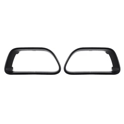 1Pair Car Front Bumper Decorative Frame Angel Eyes Refit For Citroen C5 Aircross 9817829477 9817829377 Black Accessories