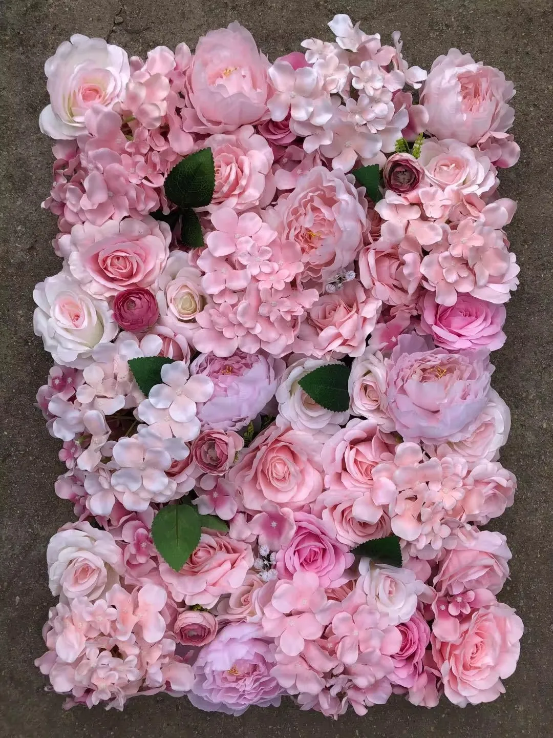 

3D Backdrop Wall Wedding Decoration Artificial Flower Wall Panel Silk Rose Flowers for Home Decor Backdrops Baby Shower