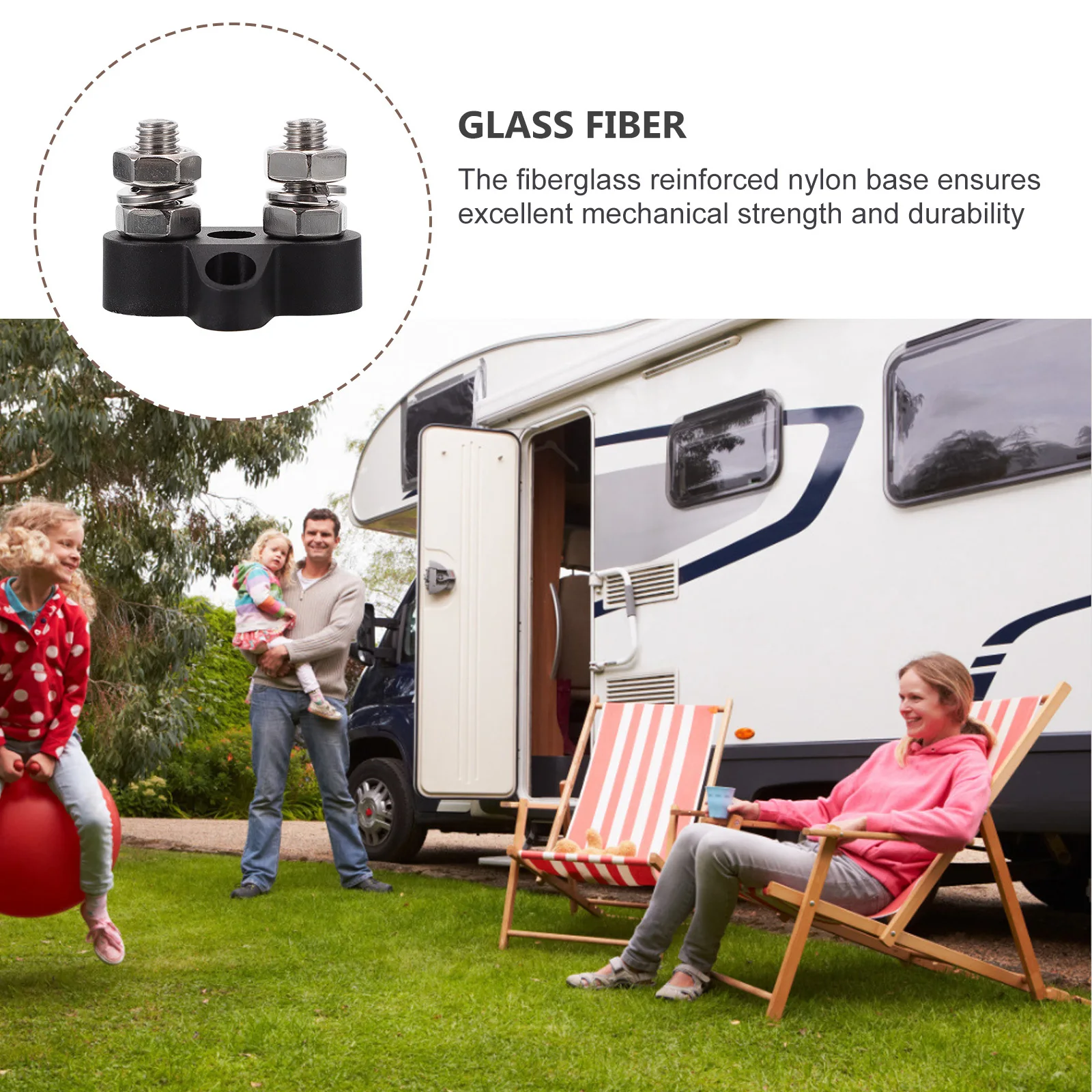 

Heavy Terminal Black Bus Bar For Car Rv Boat Junction Block Distribution Block Wiring Bus Bar For Car Organizer