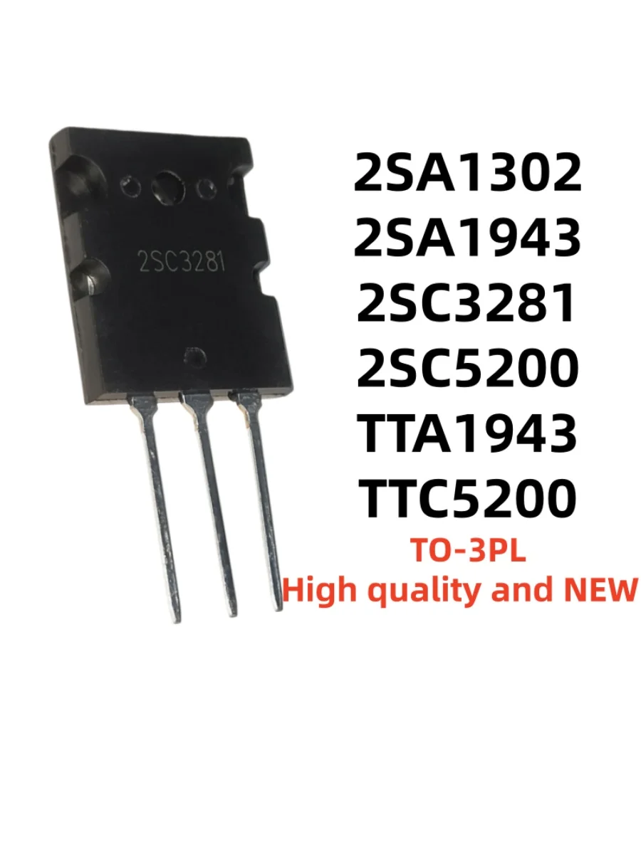 100% nowe 5 sztuk/partia 2SA1302 2SA1943 2SC3281 2SC5200 TTA1943 TTC5200 dostępne od ręki TO-3PL — zdjęcie produktu 6