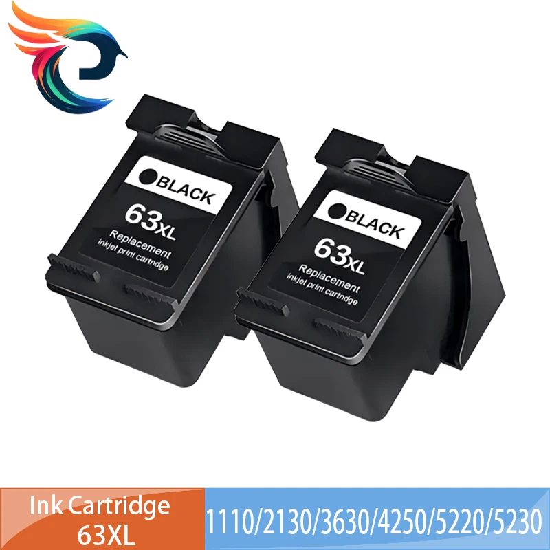 HP63 63 XL 63XL Refillable Ink Cartridge Compatible for HP Deskjet 1110 2130 2131 2132 3630 3632 4250 5220 5230 5252 5232