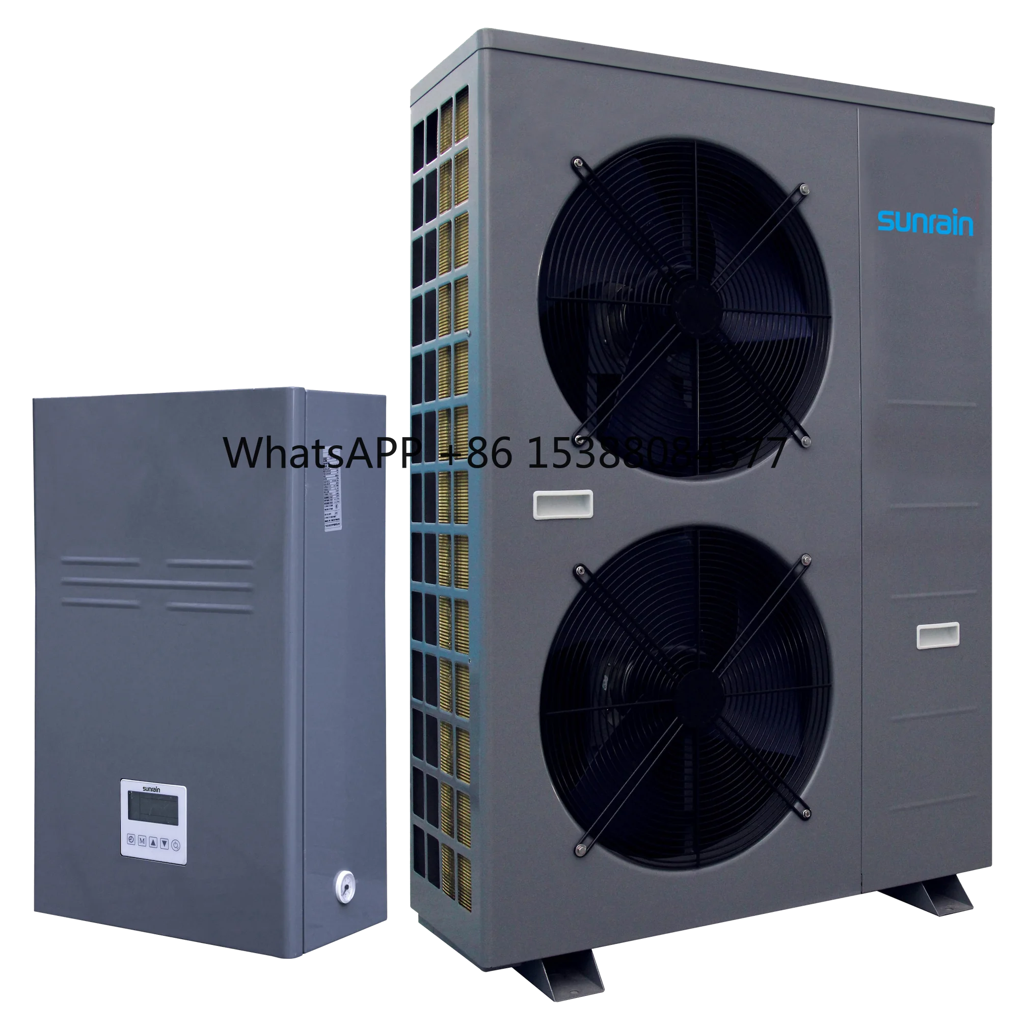 

SUNRAIN Hot Selling Split Full DC Inverter Heating and Cooling EVI Heat Pump with WIFI Hydronic Box