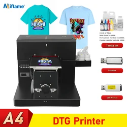 Automatic A4 T-Shirt Printing Machine A4 DTG Printer For Epson L805 Flatbed DTG Printer Direct to Garment Printer For T shirt