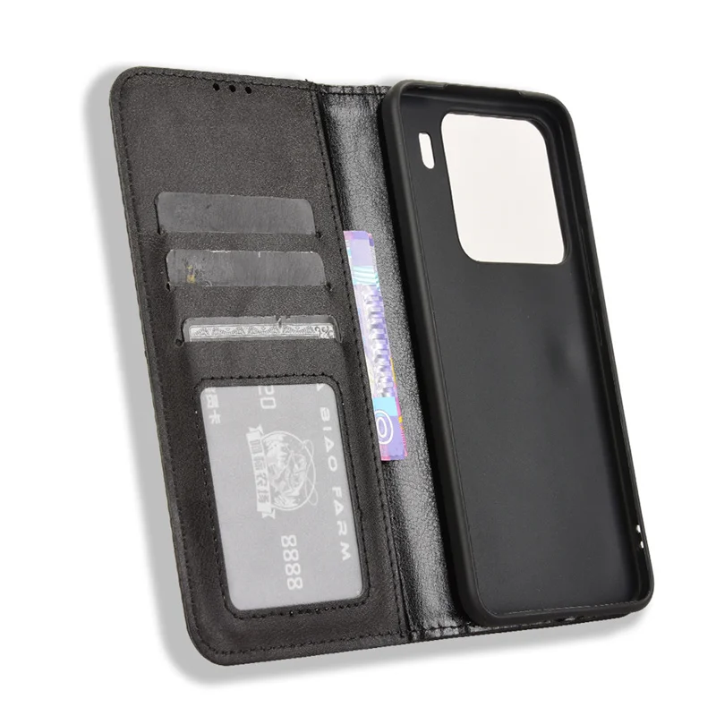 For Xiaomi 15 14 13 12 11 10 Pro Flip PU Leather Case Skin Magnetic Adsorption Wallet Holder Cover For Xiaomi 15 Pro Phone Bags
