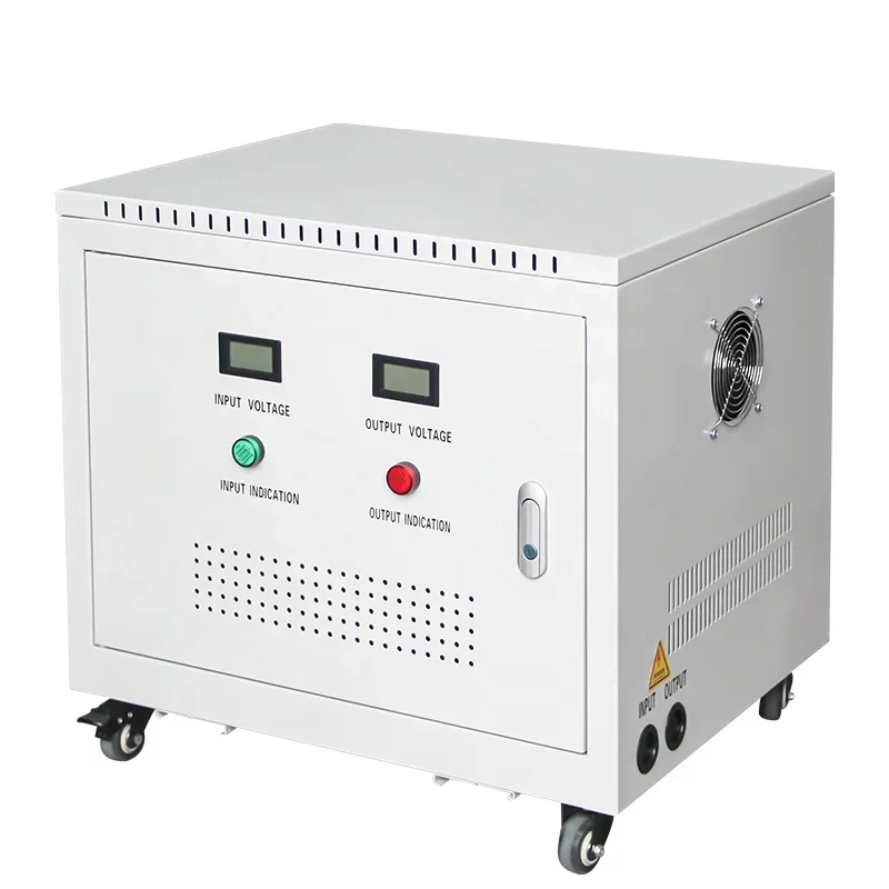 Isolation Transformer Three Phase 10kva 380V to 220V Dry Type Step Up and Down Pure Copper Coil