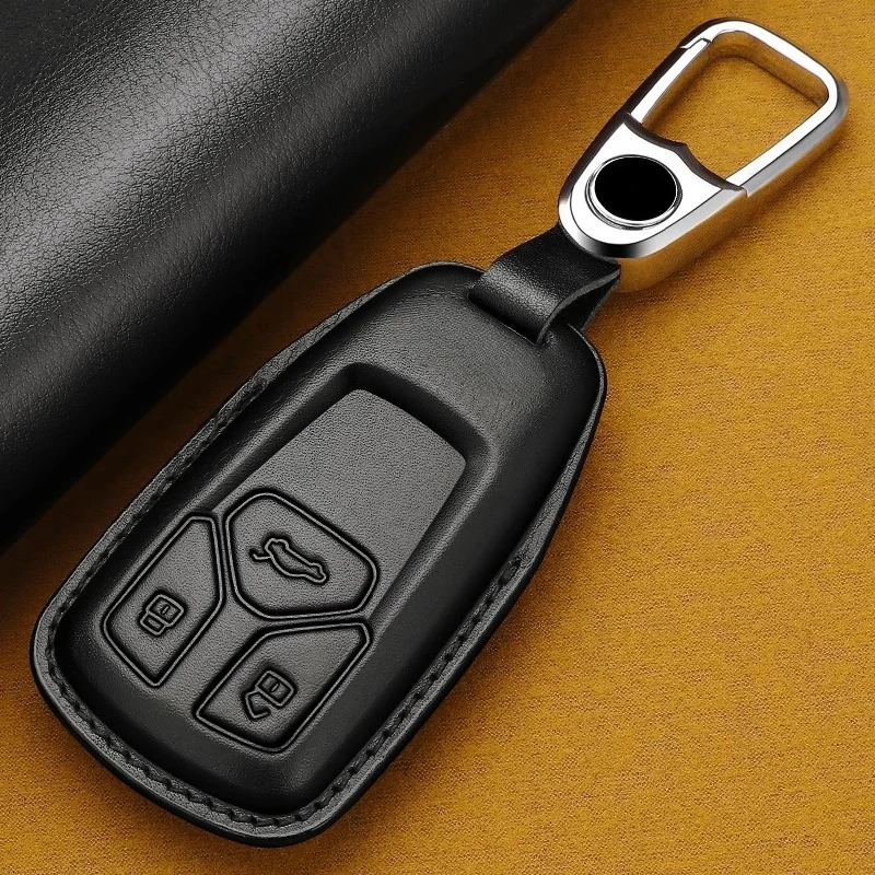 

Premium Leather Key Fob Cover for 2024-2025 Audi Q5L