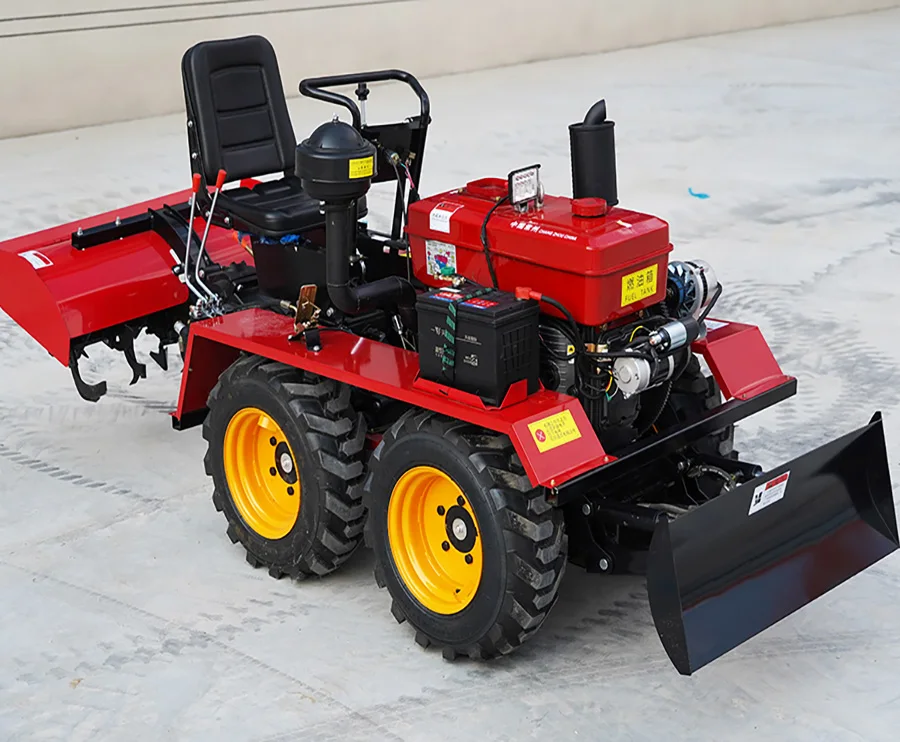 Индивидуальный мини-трактор мощностью 15–30 л.с., культиватор, колесный трактор, сельскохозяйственная техника, бульдозерное оборудование