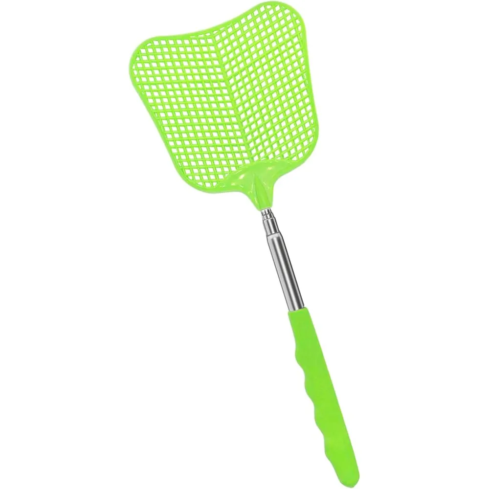 

Durable Fly Swatters Plastic Stainless Steel Telescopic Fly Swatter Heavy Duty Extendable Fly Swatters
