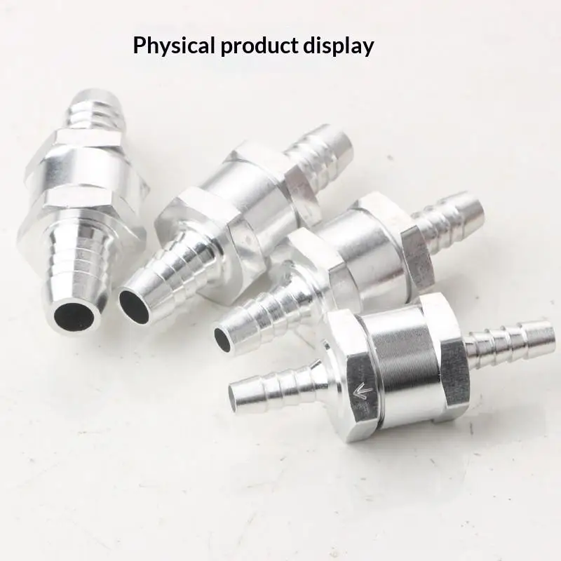 One-Way Non-Return Check Valve Weather-Proof Aluminium for Fuel Water Gas Air Petrol Diesel Outdoor Irrigation Projects