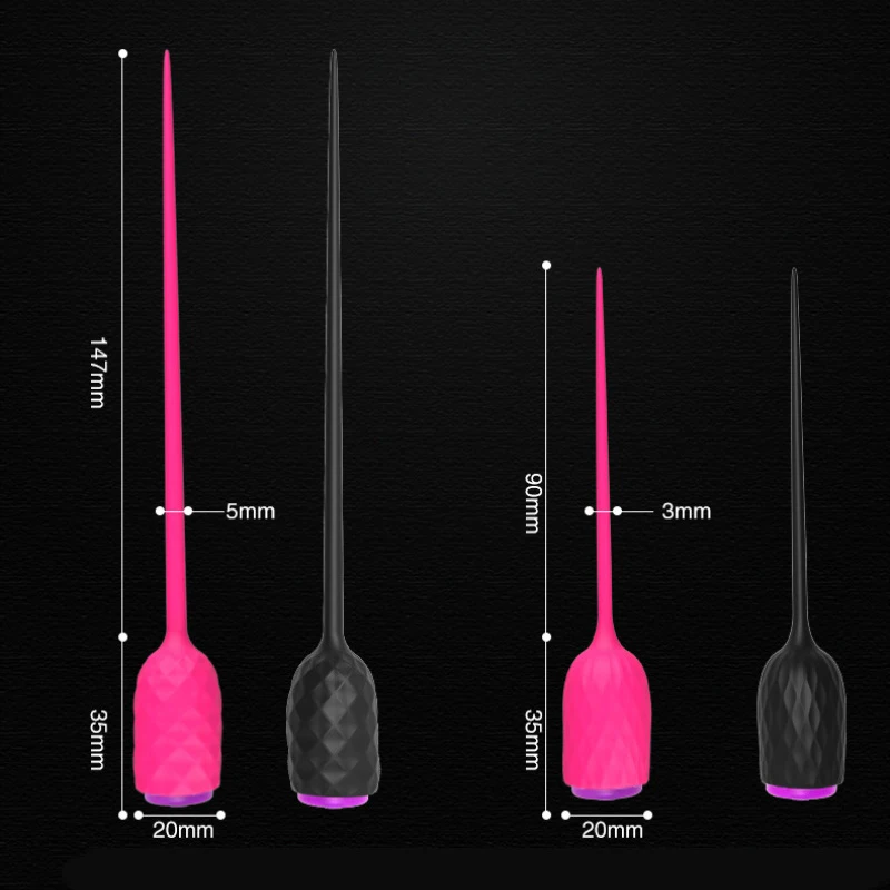 10 Speed Long Urethral Vibrator Catheter Penis Plug Sex Toys for Men Vibrating Urethra Sound Dilator Massager Dildo Vibrator