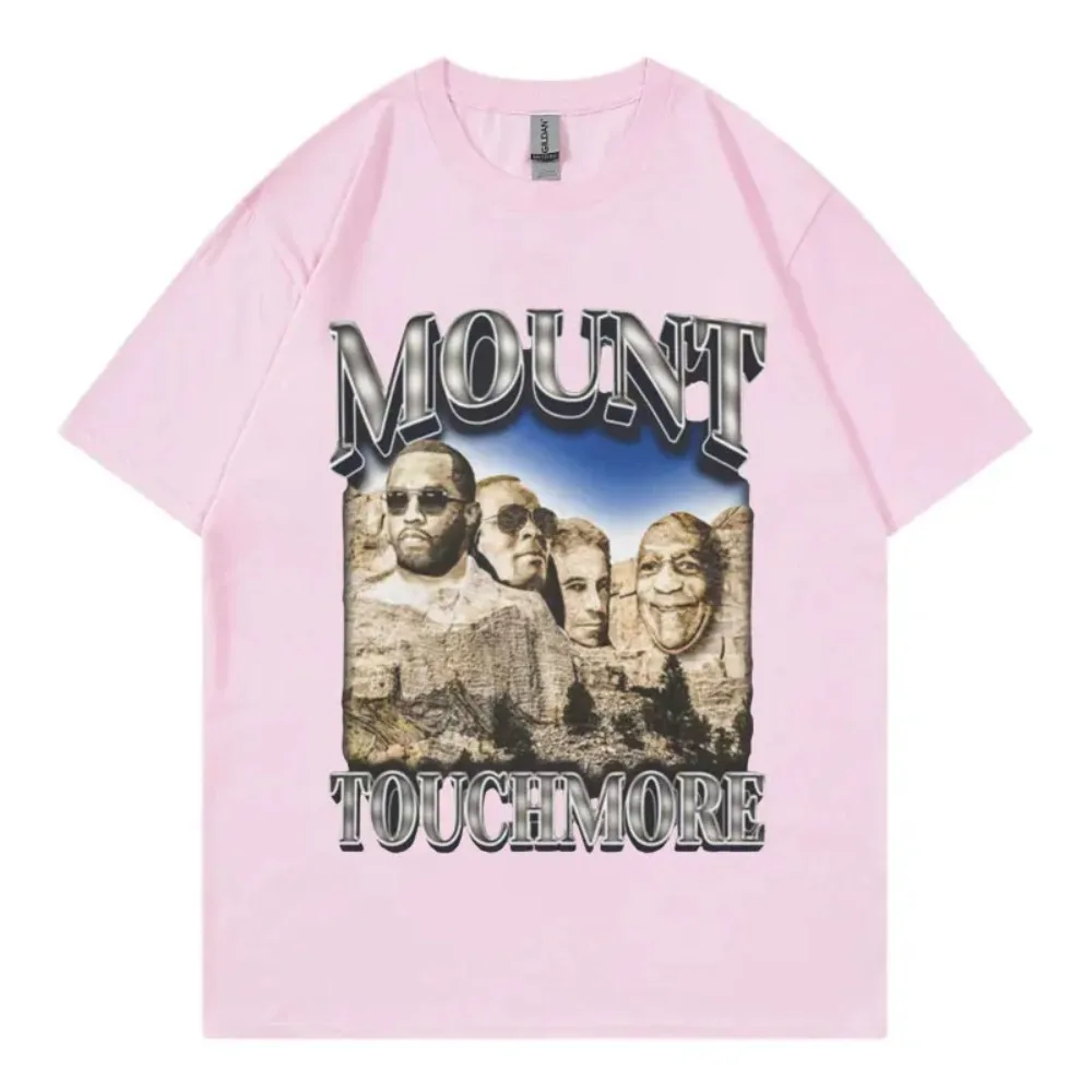 Lustiges P Diddy Mount Touchmore T-Shirt mit Rundhalsausschnitt, Hip-Hop-Vintage-Kleidung, kurzärmeliges T-Shirt, Modetrend, Streetwear-T-Shirts – Detail 10