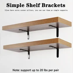 4Pcs Rustic Wooden Floating Shelves Set Wall Mounted Storage Bracket Anti-slip Organizer Holder for Home Bathroom Bedroom Decor