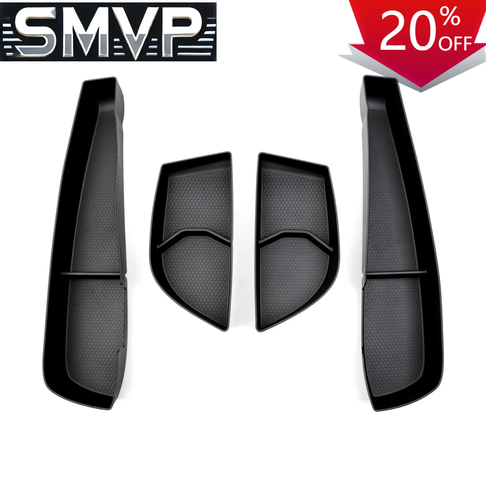 

Fit For Smart #1 #3 Door Side Storage Box Front Rear Door Handle Organizer Tidying TPE Car Accessories