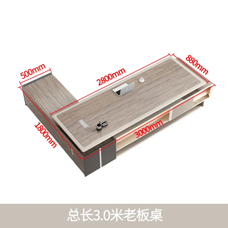 Большой класс, большой классный стол, офисный стол, легкая роскошная мебель для одного стола, модный простой стол для менеджера и комбинированный стул