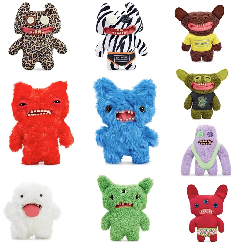 

Original New Brand Fuggler Ugly Monsters Teeth Plush Toys Little Monsters Fashion Lovelys Small Shorts Plush Dolls Toys For Kids