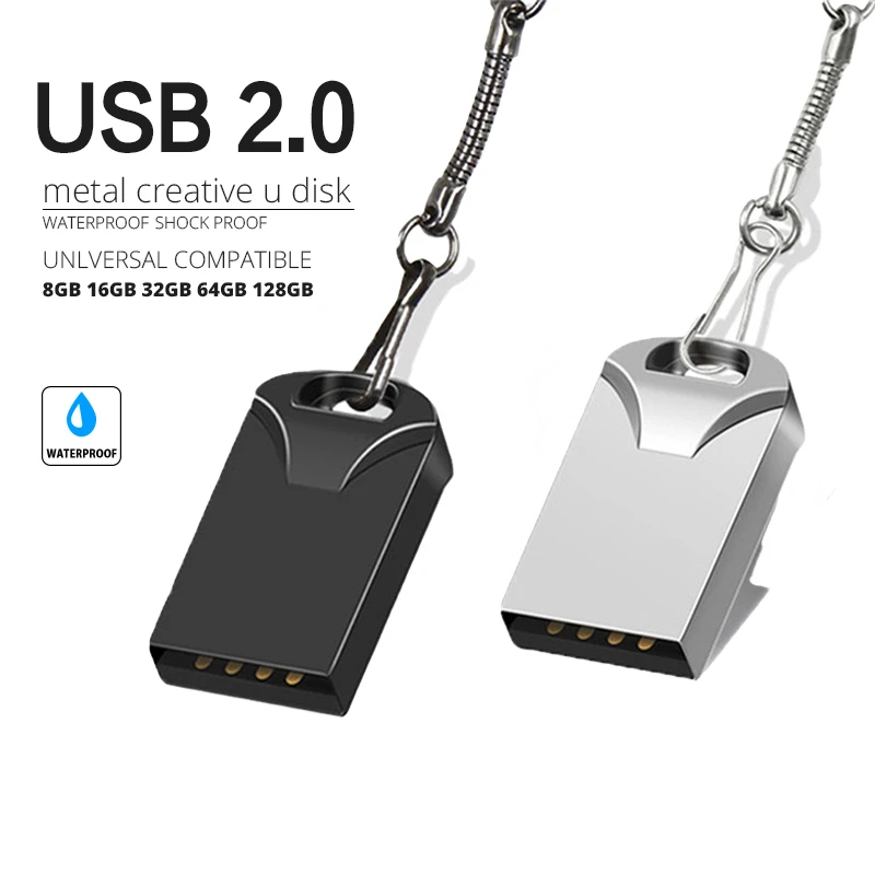 2.0 High Speed Mini USB Flash Drive 128GB 64GB 32GB 16GB 8GB Stick Pen Drive 32GB 64GB 128GB 2.0 Mini USB Flash Drive