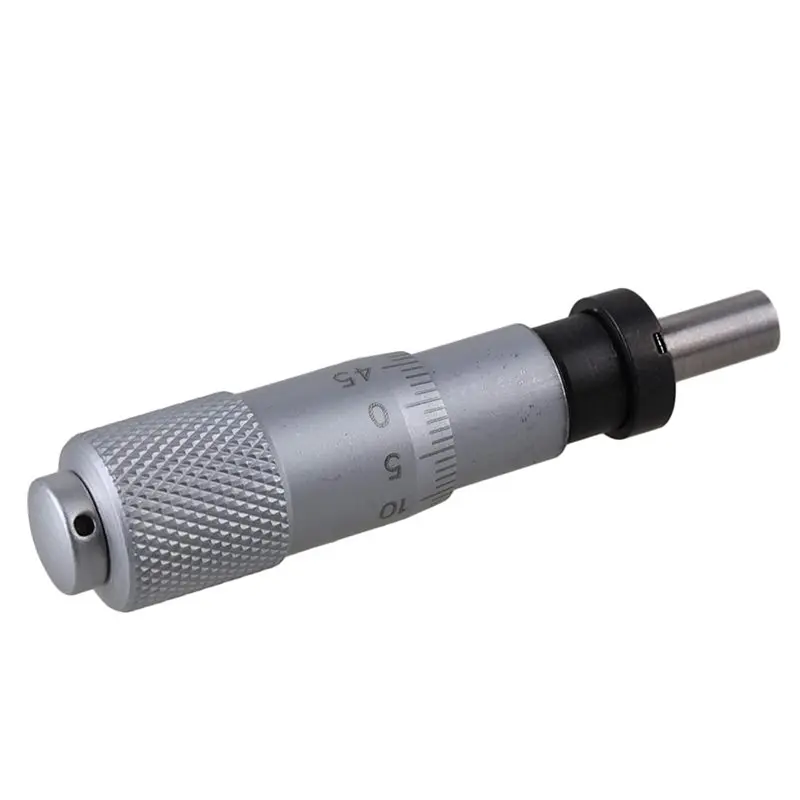 IALJ-Micrometer Head Measure Tool 0-13Mm Flat Type Plain Thimble +/-0.01Mm Accuracy With Mounting Nut