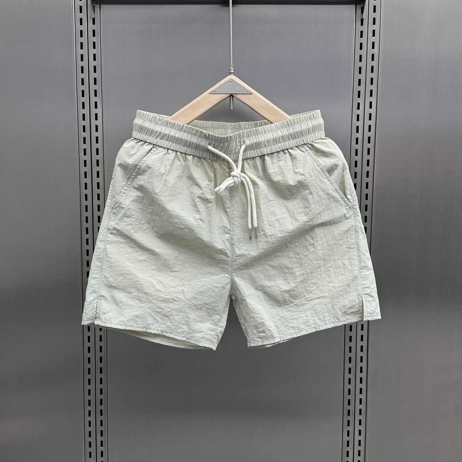 

Лето 2024, мужская повседневная свободная футболка прямого кроя, дышащая пляжная футболка Qui Dry, четырех, Dstring Spor, молодежная