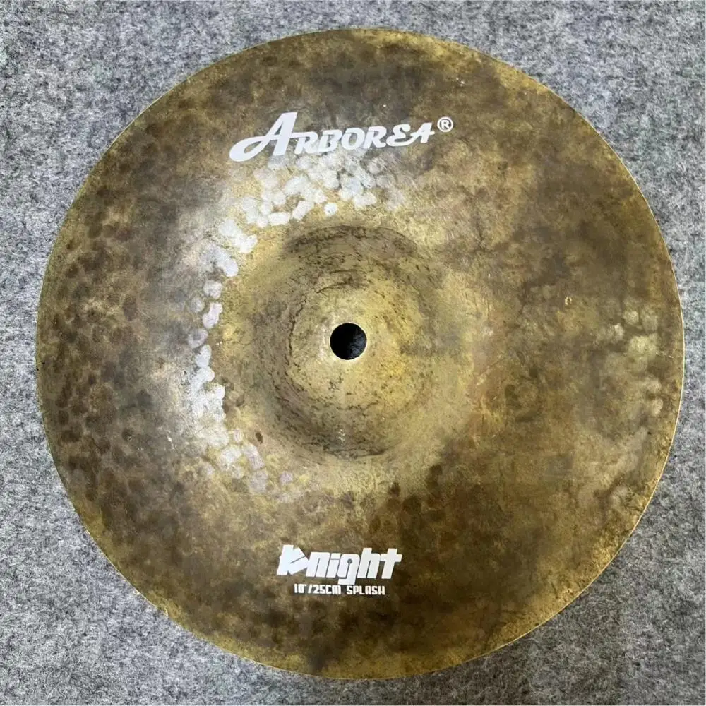 Arborea Splash Cymbal-Knight Series 6/8/10/11/12 Inch Bronze Handmade Effects Cymbal for Drum Dry Sound Percussion Instruments