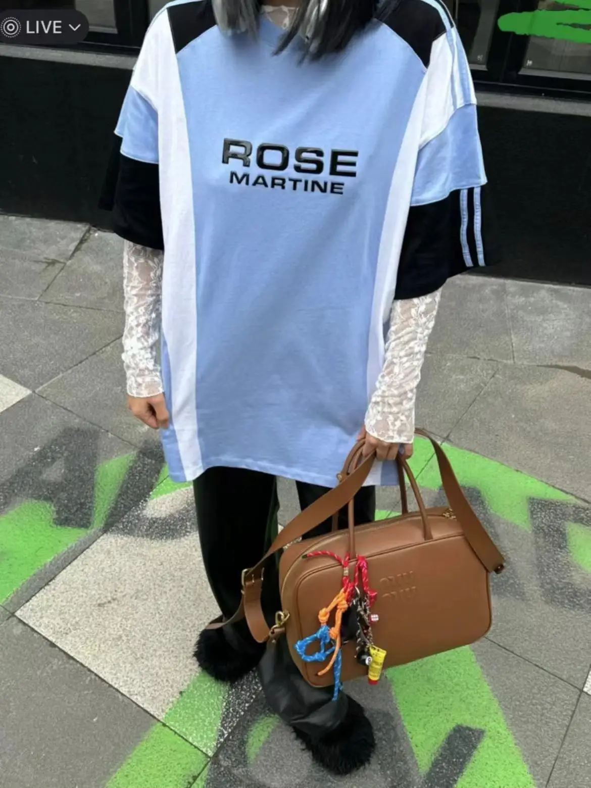 Martine Rose 24ss Sporty Football Short Sleeve T-Shirt Color Block Logo Print Breathable Casual Wear for Youth And Adults