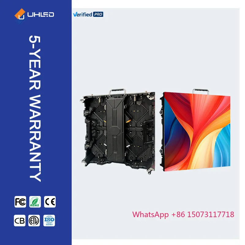 

UHLED P1.56 Indoor LED Display 7680Hz Rental LED Screen Waterproof LED Video Wall Display Panel for Stage Concert Events