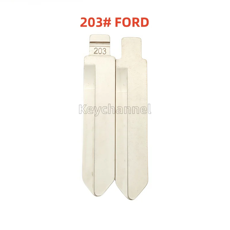 

Keystar 10pcs FO4 FO14 FO18 Car Key Blade 203# KD Key Blank Flip Remote Spare Key for Ford Key Blade for KD KEYDIY Xhorse VVDI