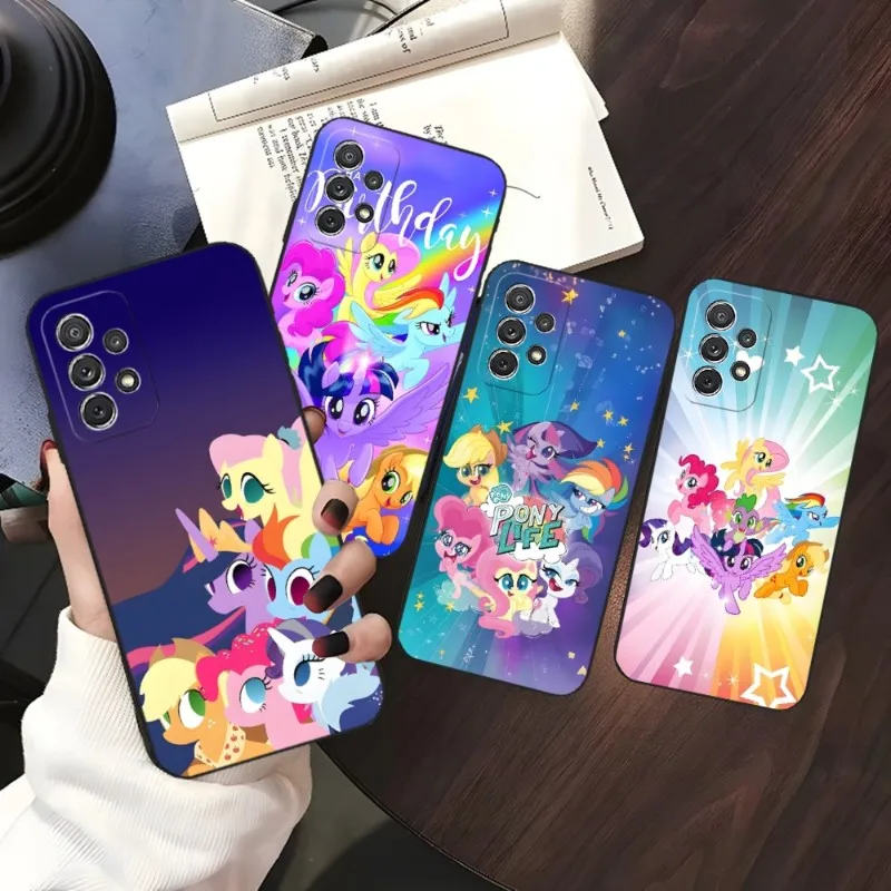 My L-Little P-Pony Phone Case For Samsung Galaxy S30 S23 S22 S21 S20 Ultra Fe S10 S9 Note 20 10 Pro Plus Cover