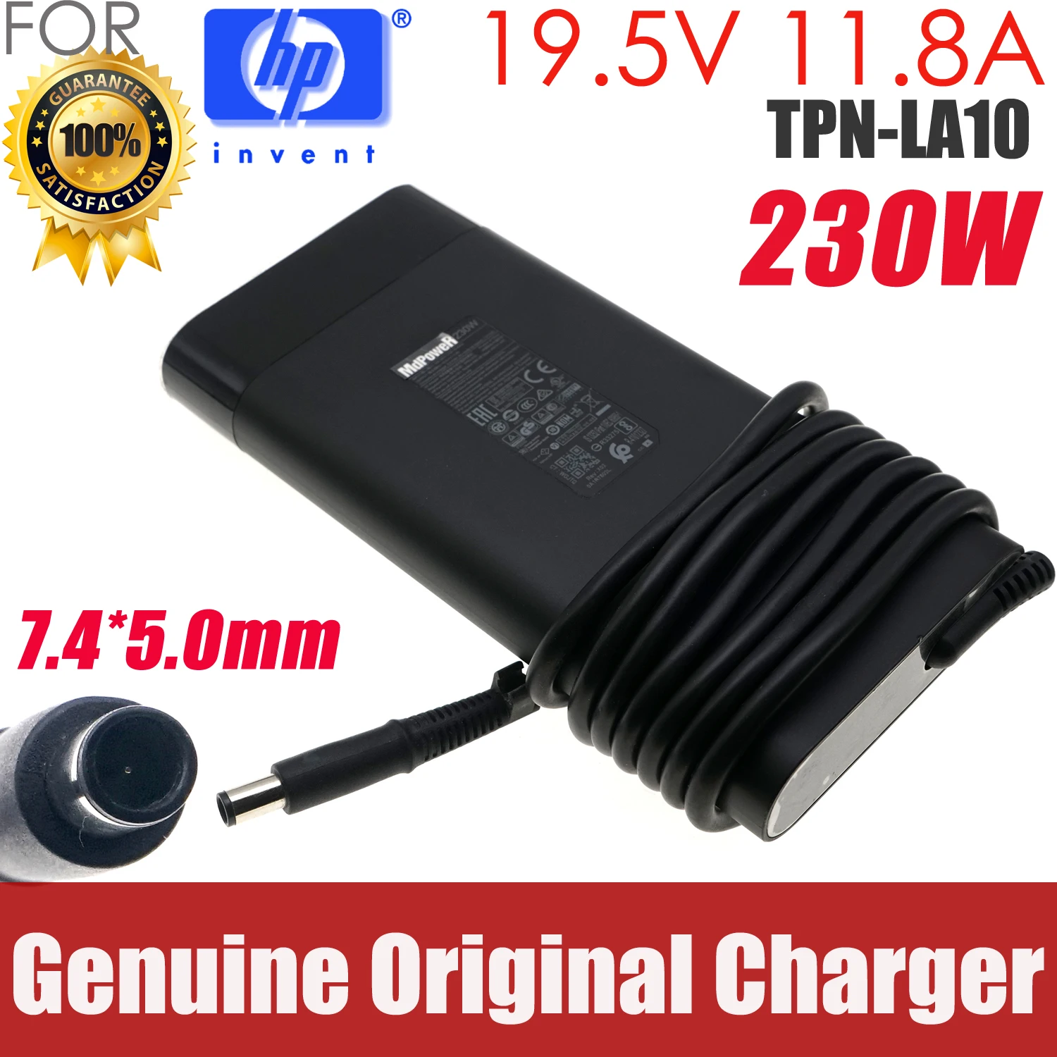 

230W Original Power AC Adapter Charger For HP OMEN 17 8570W 925141-850PA-1231-08HT TPN-DA12 TPN-LA10 19.5V 11.8A