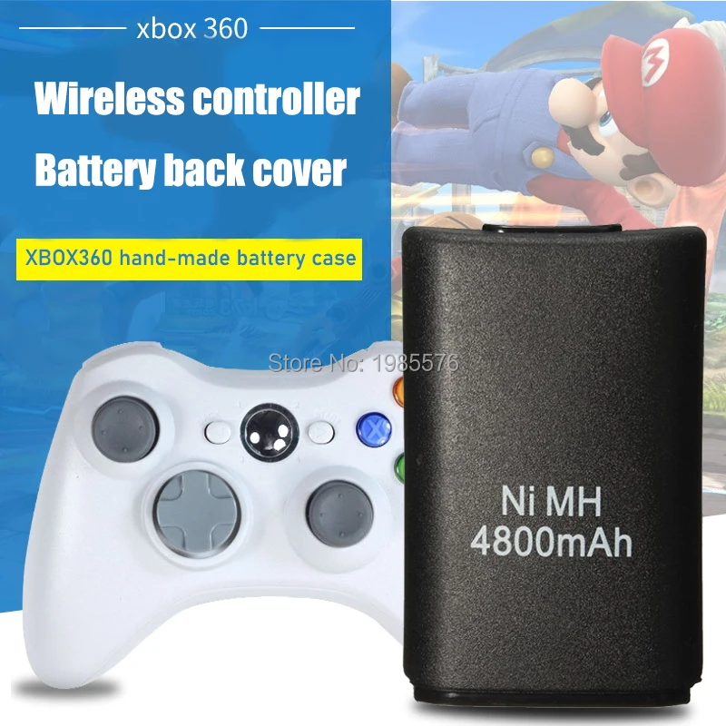 Portable Double Baterai Isi Ulang + USB Charger Kabel Pack Untuk XBOX 360 Wireless Controller