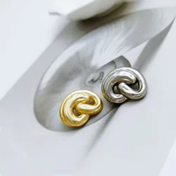 10PCS Of French Retro Design Metal Buttons Simple Compact 3d Button Woolen Coat Decorative Buckle