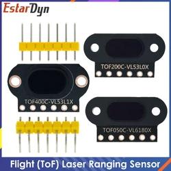 Estardy VL6180/VL53L0X/VL53L1X Time of Flight (ToF) Laser Ranging Sensor TOF050C TOF200C TOF400C 50CM/2M/4M IIC For Arduino