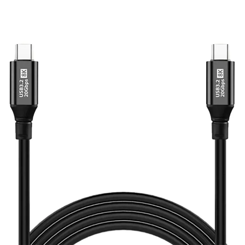 Kabel USB C do C 100W PD do szybkiego ładowania USB C 3.2 Gen2 20Gbps 8K 4K Wejście Wideo Obsługa Thunderbolt3 Laptop Telefon komórkowy