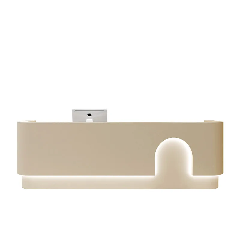 Simple Creativity Reception Desks Fashionable Exquisite Reception Desks Retro Office Furniture Reception Et Table YSJDT