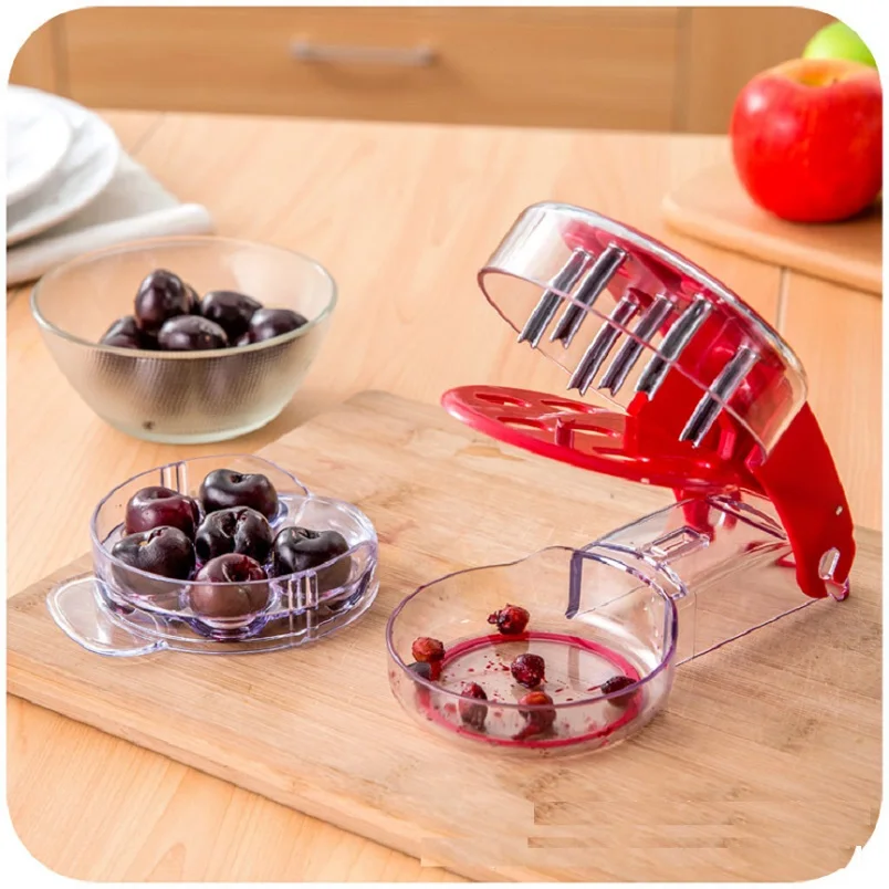 Creative Cherry Pitter Cherry Core Stone Remover Machine Fruit Corer Kitchen Tool