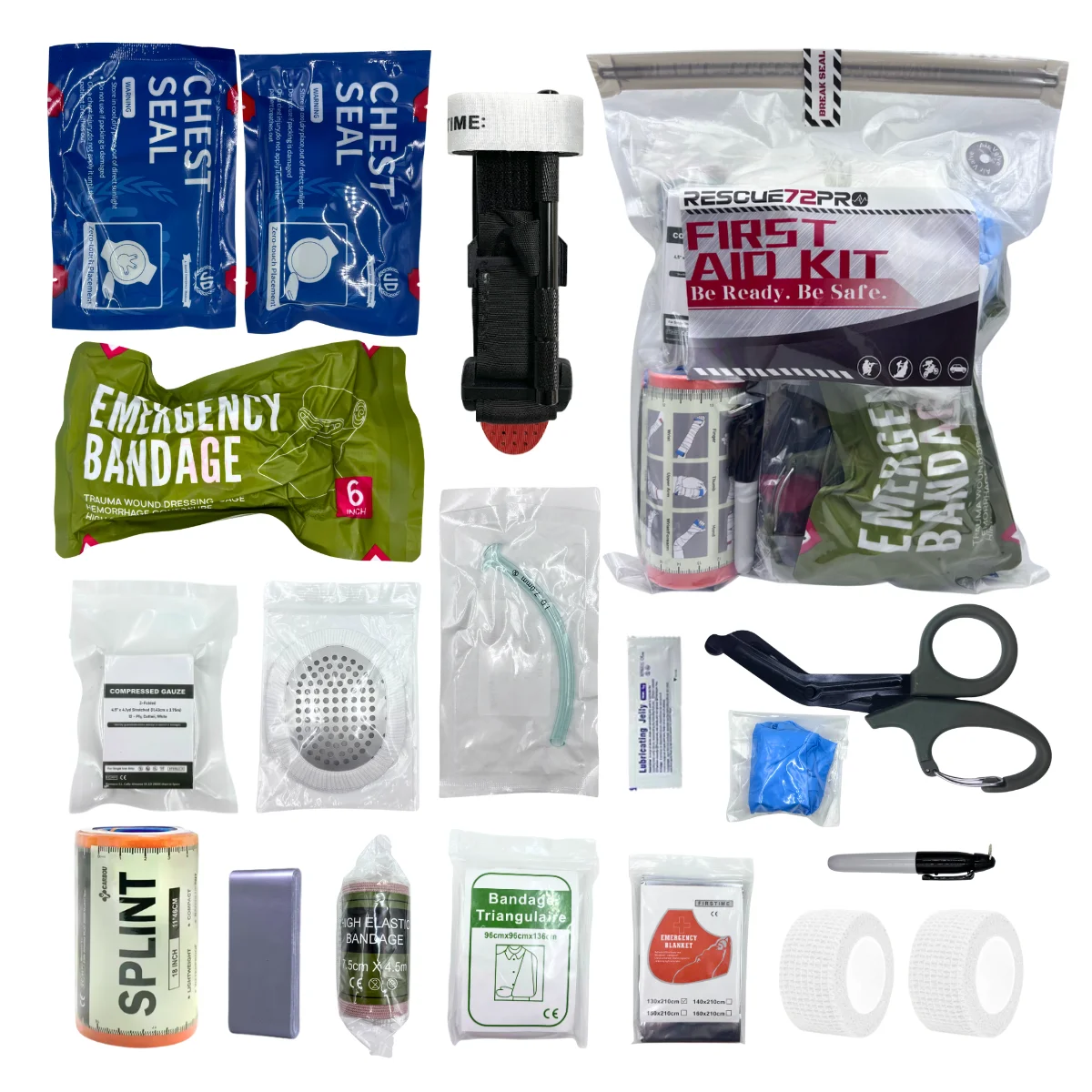 

Аптечка Ifak Trauma, боевое снаряжение для выживания, медицинский пакет для кемпинга, автомобиля, пешего туризма, путешествий, военных, тактических принадлежностей первой помощи