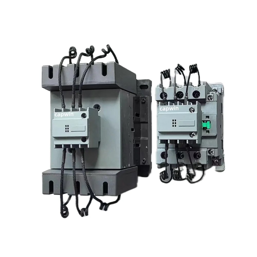 AC-6b type 3P capacitor contactor 115A for 50kvar 60kvar reactive compensation cabinet switch