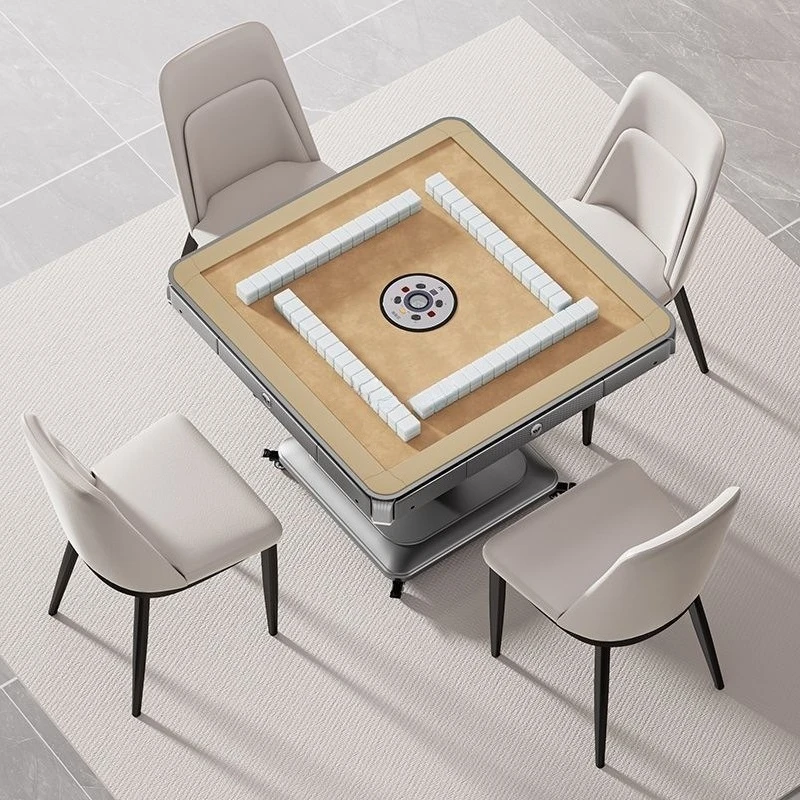 Mahjong machine automatic intelligent dual-purpose dining table household electric folding