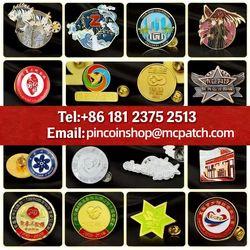 Custom Logo Enamel Pin Customized Soft Enamel Lapel Pin For Clothes Accessories Personalized Metal Hard Enamel Pin For Party