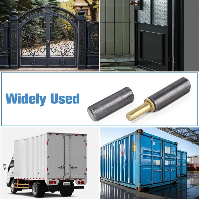 

ABUI-For Swing Door Weld On Barrel Hinges, 20 Pack Carbon Steel Detachable Barrel Door Hinges, Weldable Barrel Gate Hinges