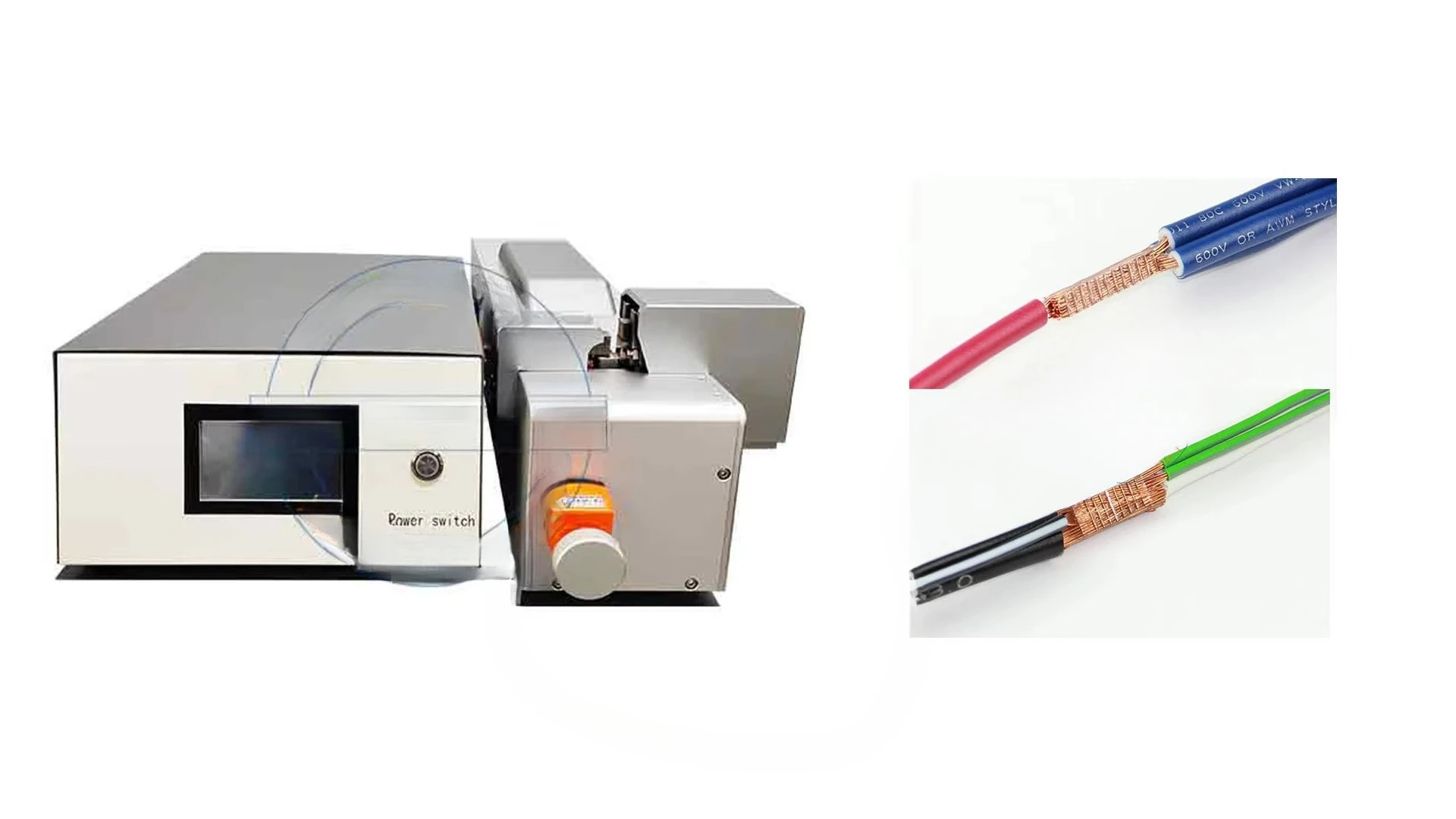 Semi-automatic copper wire welding machine wire harness cable conductor welding machine