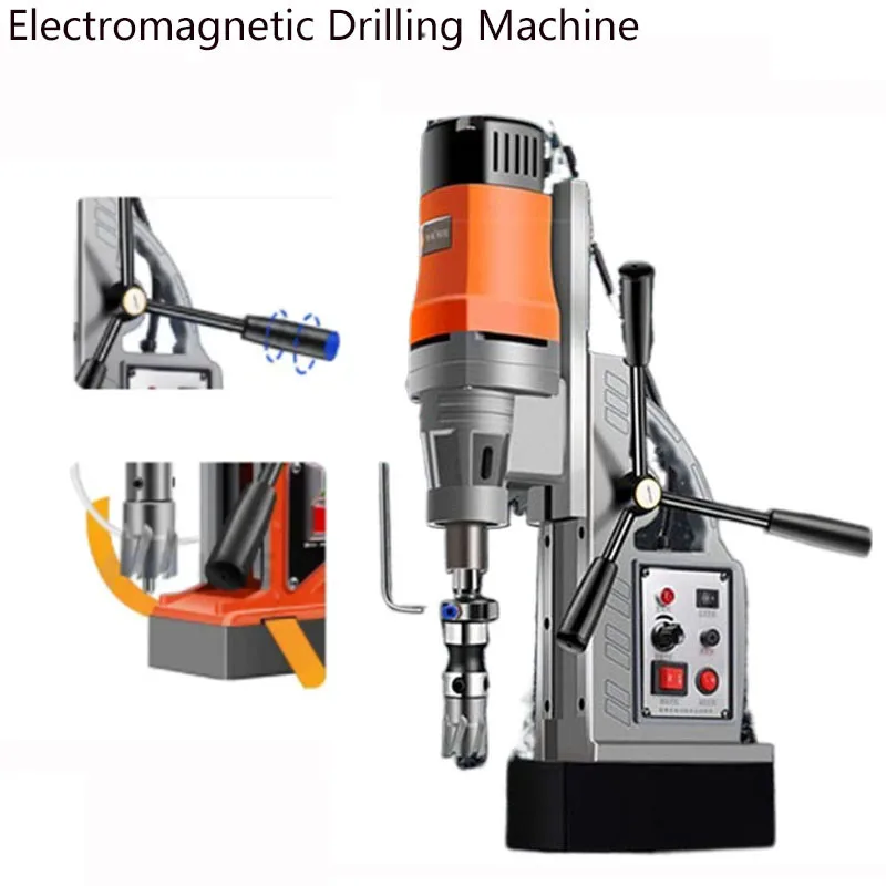 

Portable Small Electric Magnetic Drill Floor Drill Powerful Magnetic Drill Industrial Grade Drilling Machine 220V