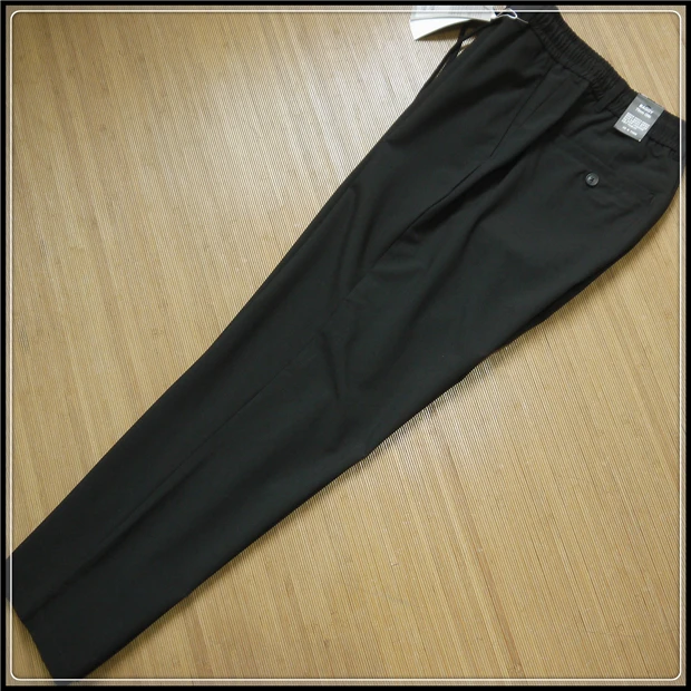 High Waist Elastic Waist Lightweight Qui Dry Men's Casual Pants Summer Busin Casual Straight Leg Pants with kets