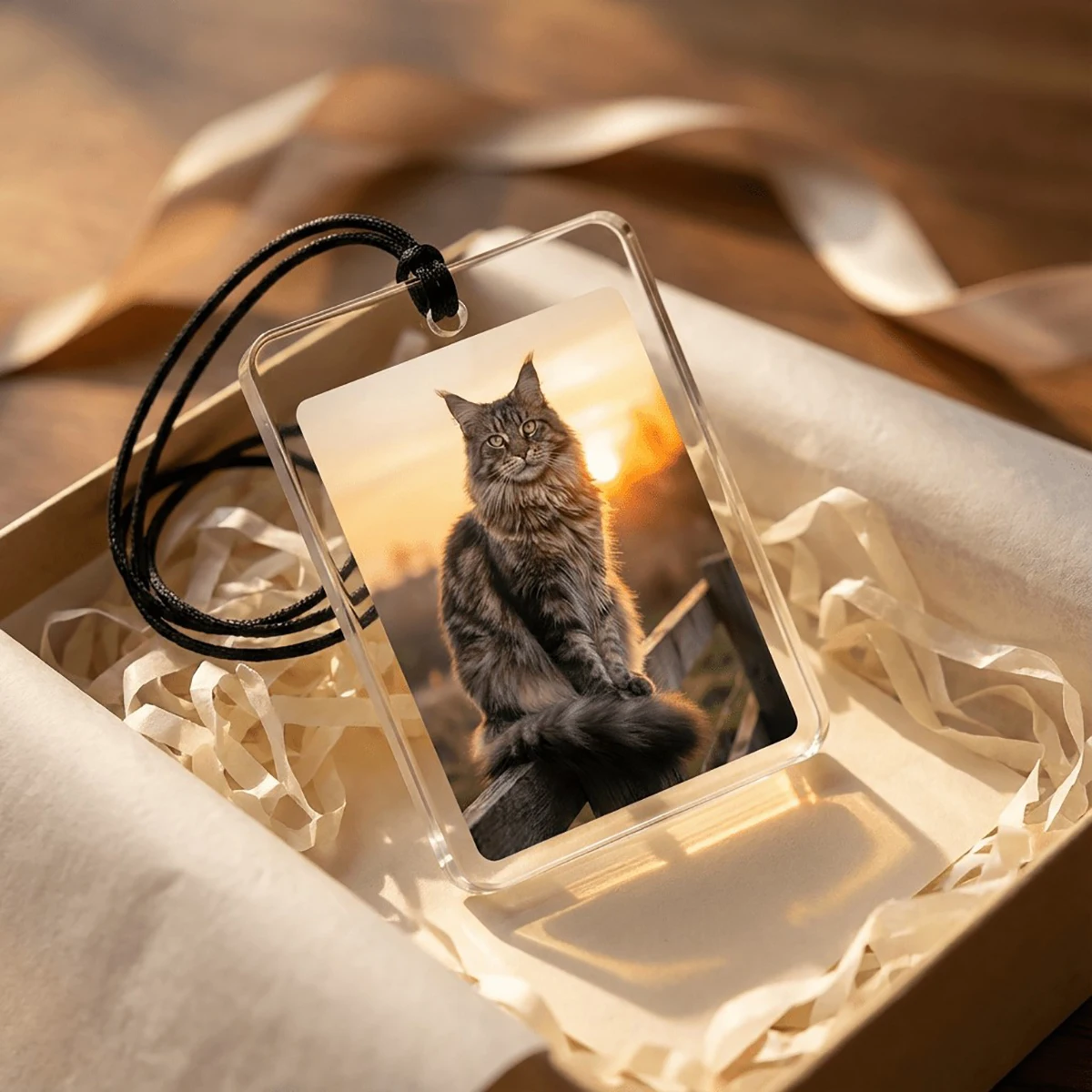 Custom Rectangular Car Decorations, Personalized Photo Printing Ornaments, Thoughtful Gifts for Dad
