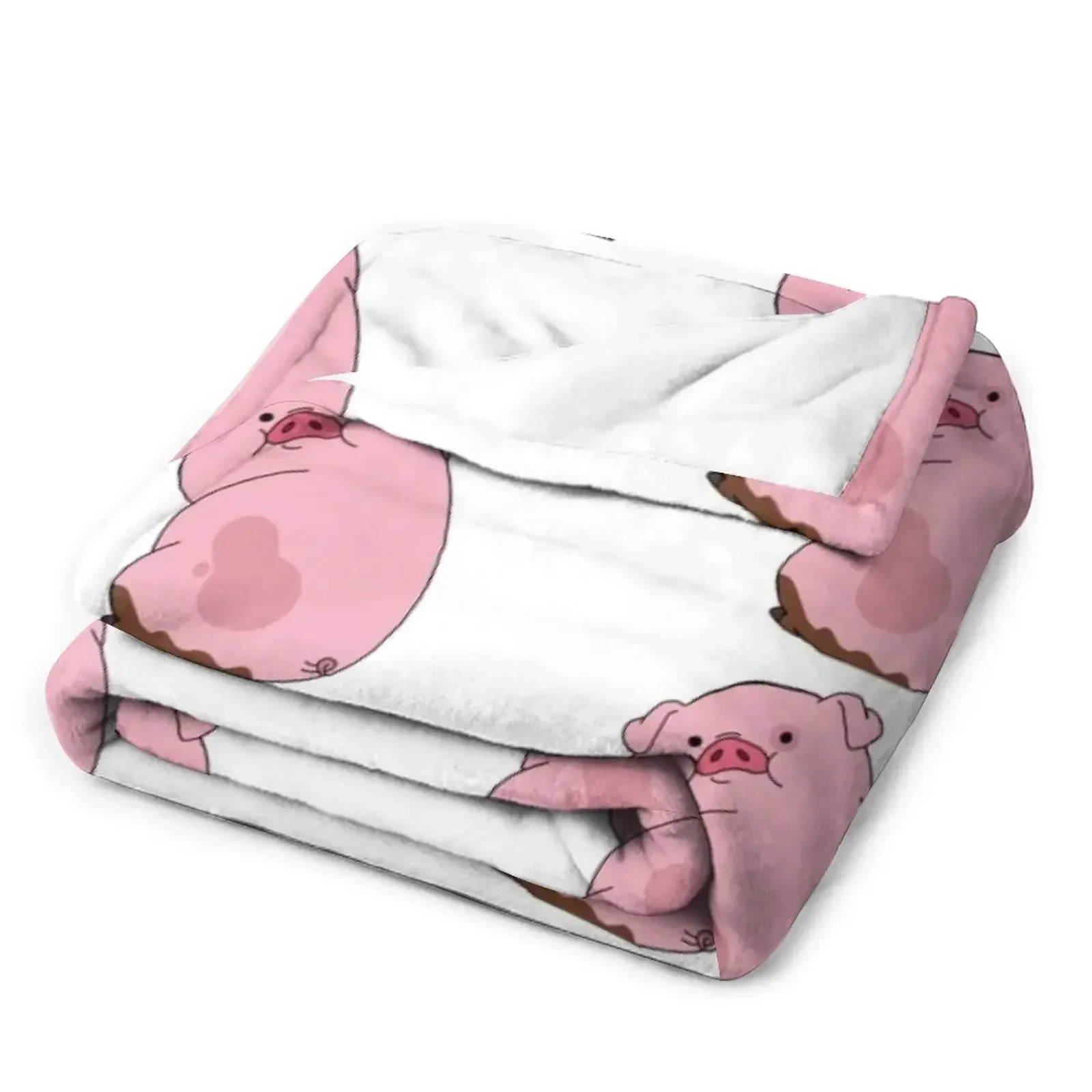 Waddles The Pig Throw Blanket Decorative Sofas Single Blankets