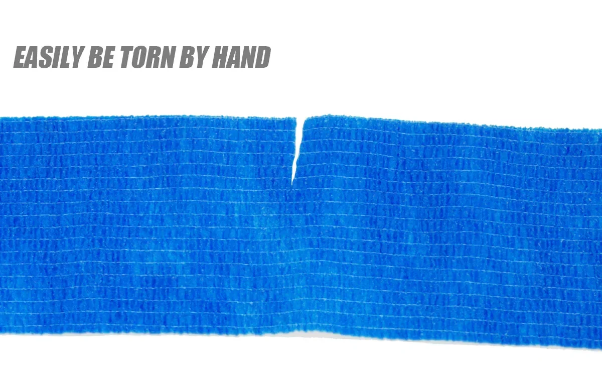 1/6 Stück 4,8 m schwarzes, selbstklebendes, elastisches Erste-Hilfe-Bandage-Sporttape für Handgelenk- und Knöchelverstauchungen, Schwellungen, Kinesiologie – Detail 16