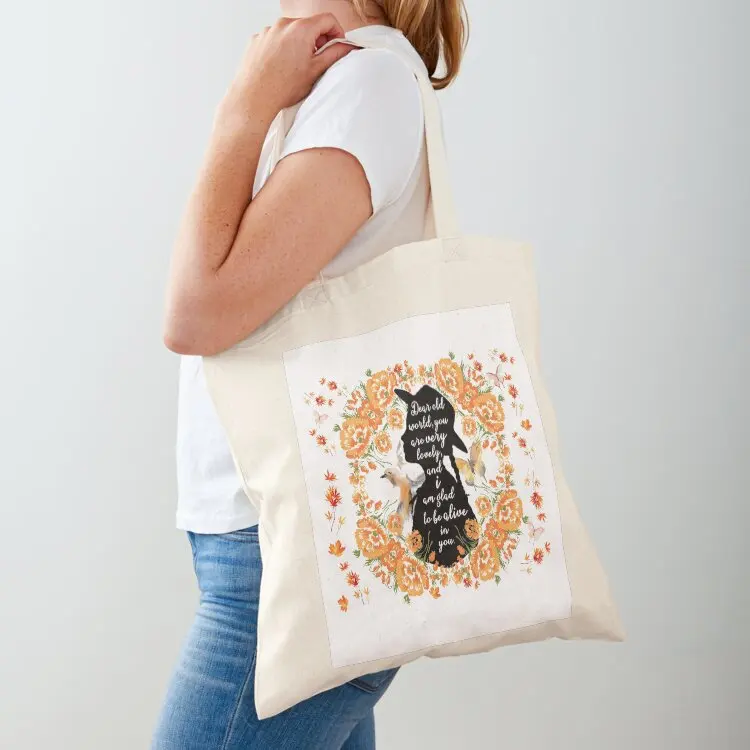 

Anne Quote Tote Bag cloth bag woman Handbags women Women's beach bags sac pour femme